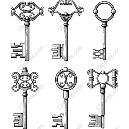 Vintage Key Collection - Antique Set
