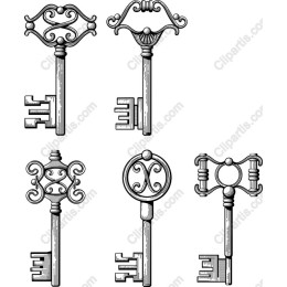 Vintage Key Collection