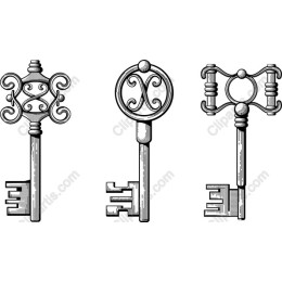 Timeless Vintage Key Set