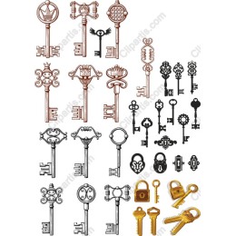 Vintage Key Collection