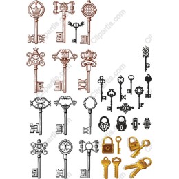 Vintage Key Collection