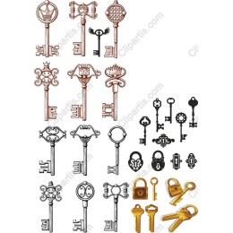 Vintage Key Collection