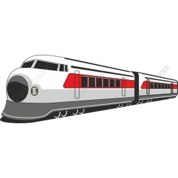 Elegant Streamlined Train