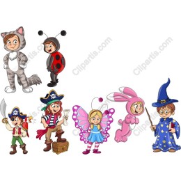 Whimsical Kids Costume Character Set