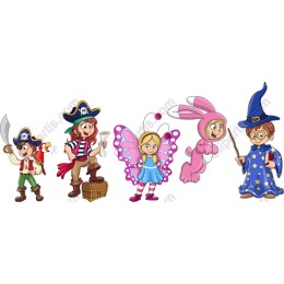 Whimsical Illustrated Characters Set