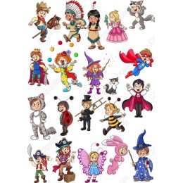 Kid's Adventure Set - 20 Whimsical Characters