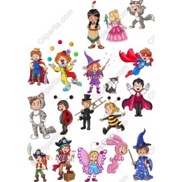 Playful Kids Characters Collection