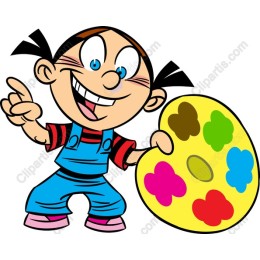 Creative Kid with Palette