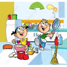 Cheerful Kids Cooking