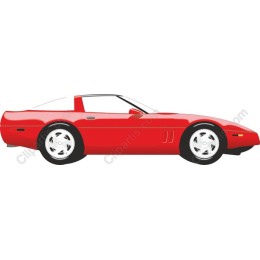 Classic Red Sports Car
