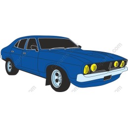 Classic Blue Car