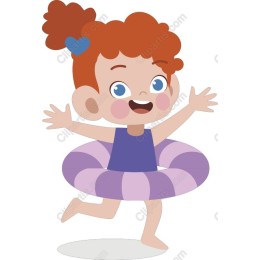 Joyful Summer Girl