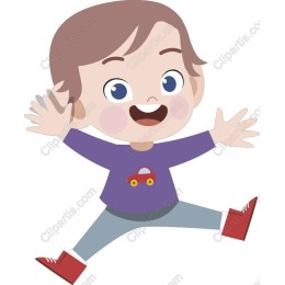 Cheerful Little Boy for Kids'