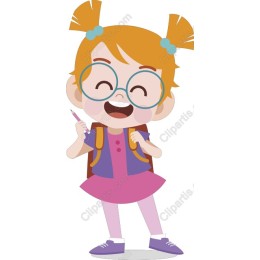 Happy Schoolgirl