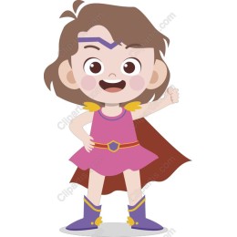Charming Superhero Girl