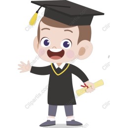 Cheerful Graduate Boy