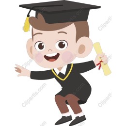 Joyful Young Graduate