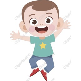 Joyful Jumping Boy