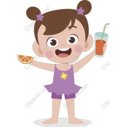 Cheerful Summer Girl