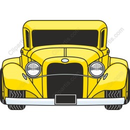 Yellow Classic Car