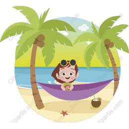 Cheerful Beach Vacation
