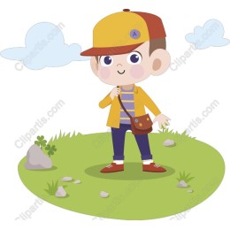 Cheerful Young Explorer