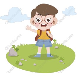 Cheerful Young Explorer