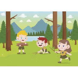 Whimsical Kids in Nature