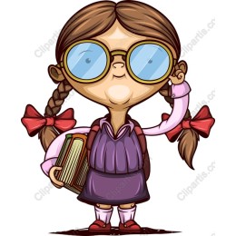 Charming Studious Girl