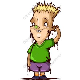 Cheeky Cartoon Boy