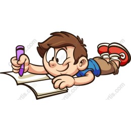 Playful Young Artist