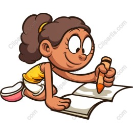 Playful Girl Coloring