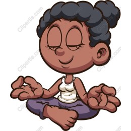 Serene Meditating Girl