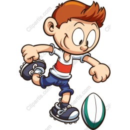 Playful Rugby Boy