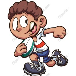Cheerful Rugby Boy