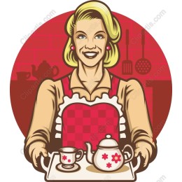 Vintage Kitchen Hostess