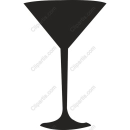 Sleek Martini Glass
