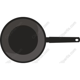 Modern Black Frying Pan