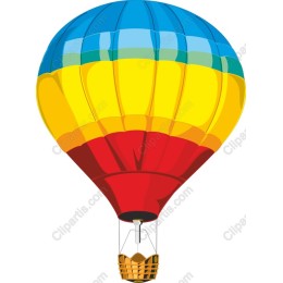 Vibrant Hot Air Balloon
