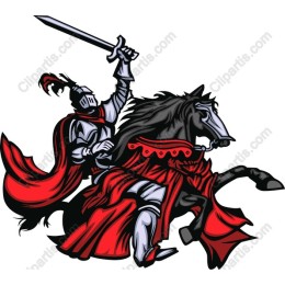Medieval Knight on Horseback