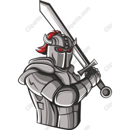 Fierce Knight - Sword-Wielding Warrior