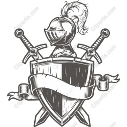 Knight's Valor Shield and Sword