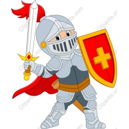 Charming Cartoon Knight