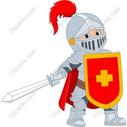 Charming Cartoon Knight