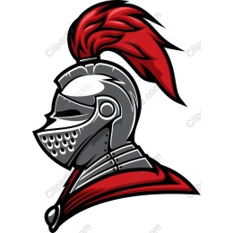 Red Plume Medieval Knight
