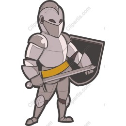 Knight - Sword and Shield Graphic