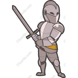 Cartoon Knight Illustation