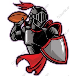 Knightly Football Throw