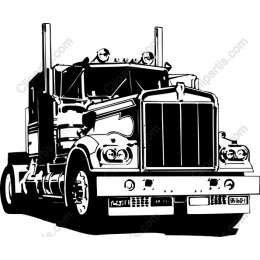 Classic American Semi-Truck