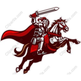 Medieval Knight on Horseback